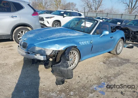 2001 BMW Z3 3.0I z USA, uszkodzony, nr VIN WBACN53461LJ56020